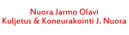 Nuora Jarmo Olavi / Kuljetus & Koneurakointi J. Nuora logo